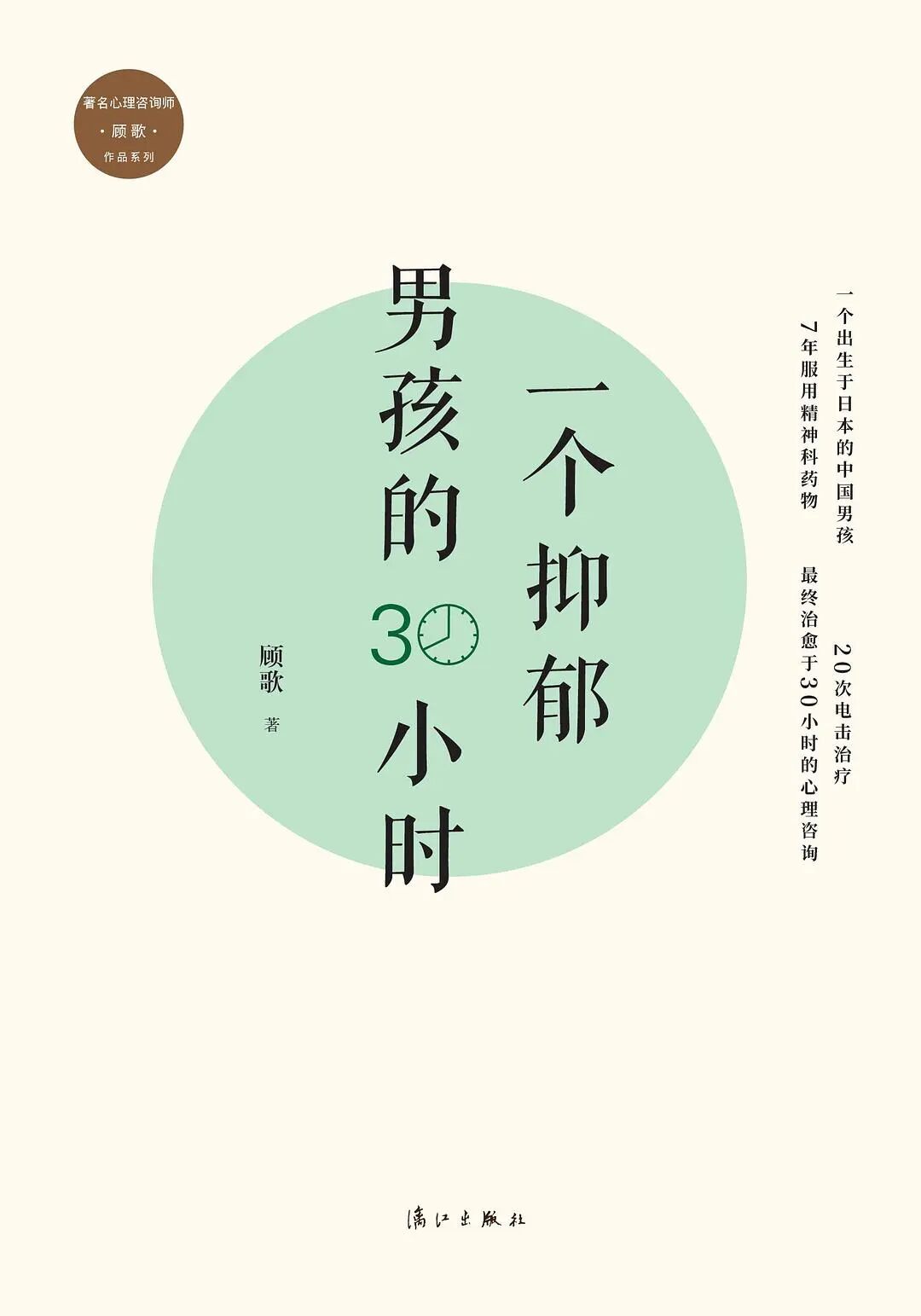《一个抑郁男孩的30小时》|封面